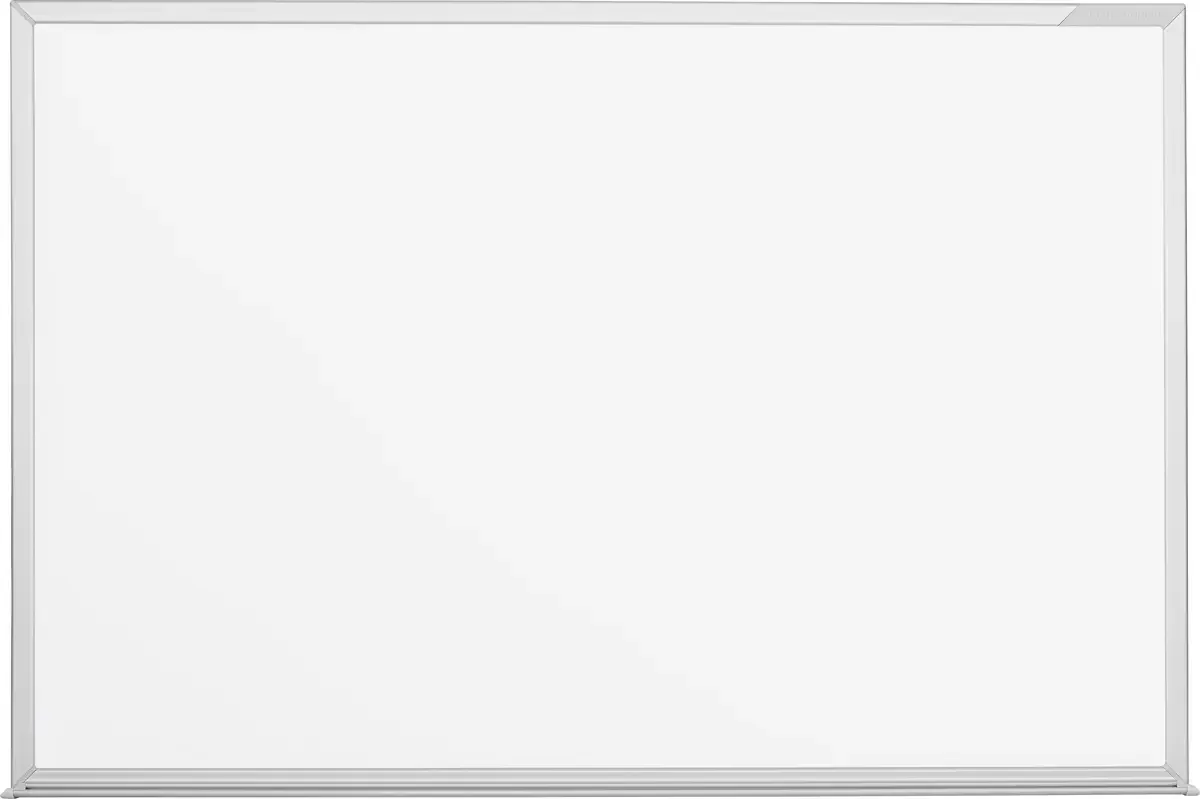 Whiteboard CC (b x h) 2400 mm x 1200 mm Geëmailleerd Incl. opbergbakje fra Magnetoplan i Hvid – produktbillede