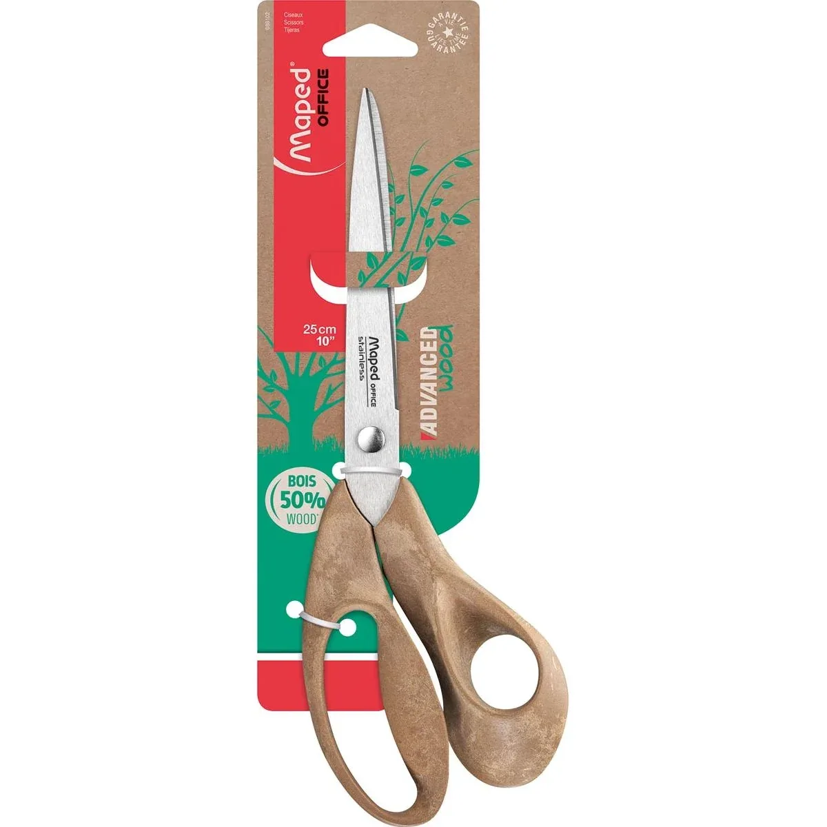 Advanced Wood schaar, 25 cm, asymmetrisch by Maped – product photo