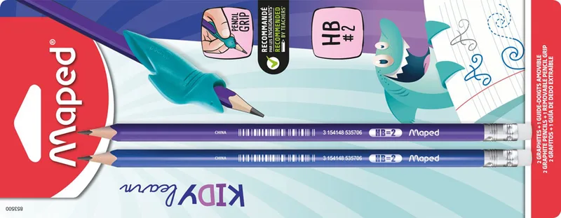 Bleistift, mit Radierer, HB, 2er Blister van Maped – productfoto