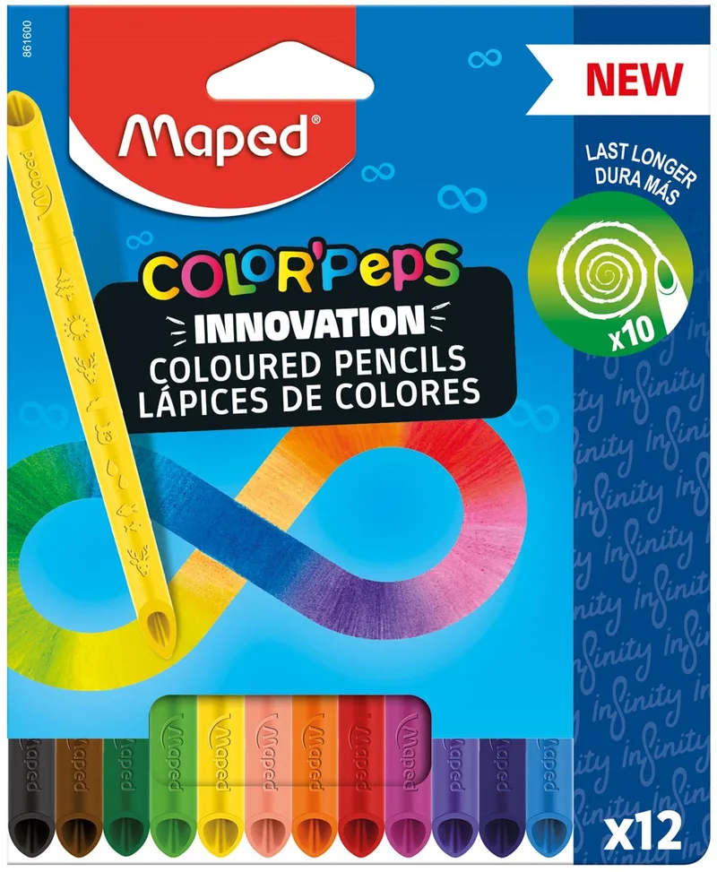 Color'Peps Infinity kleurpotlood, 12 potloden by Maped – product photo