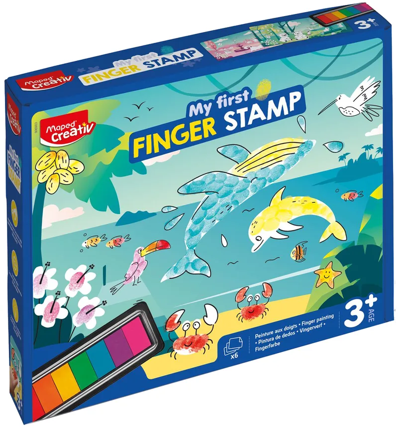 Creativ my first Finger-Stempel-Set, 8-teilig de Maped – photo produit