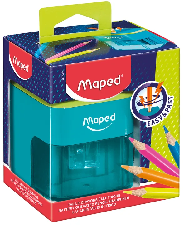 Elektrischer Spitzer, türkis/apfelgrün by Maped – product photo