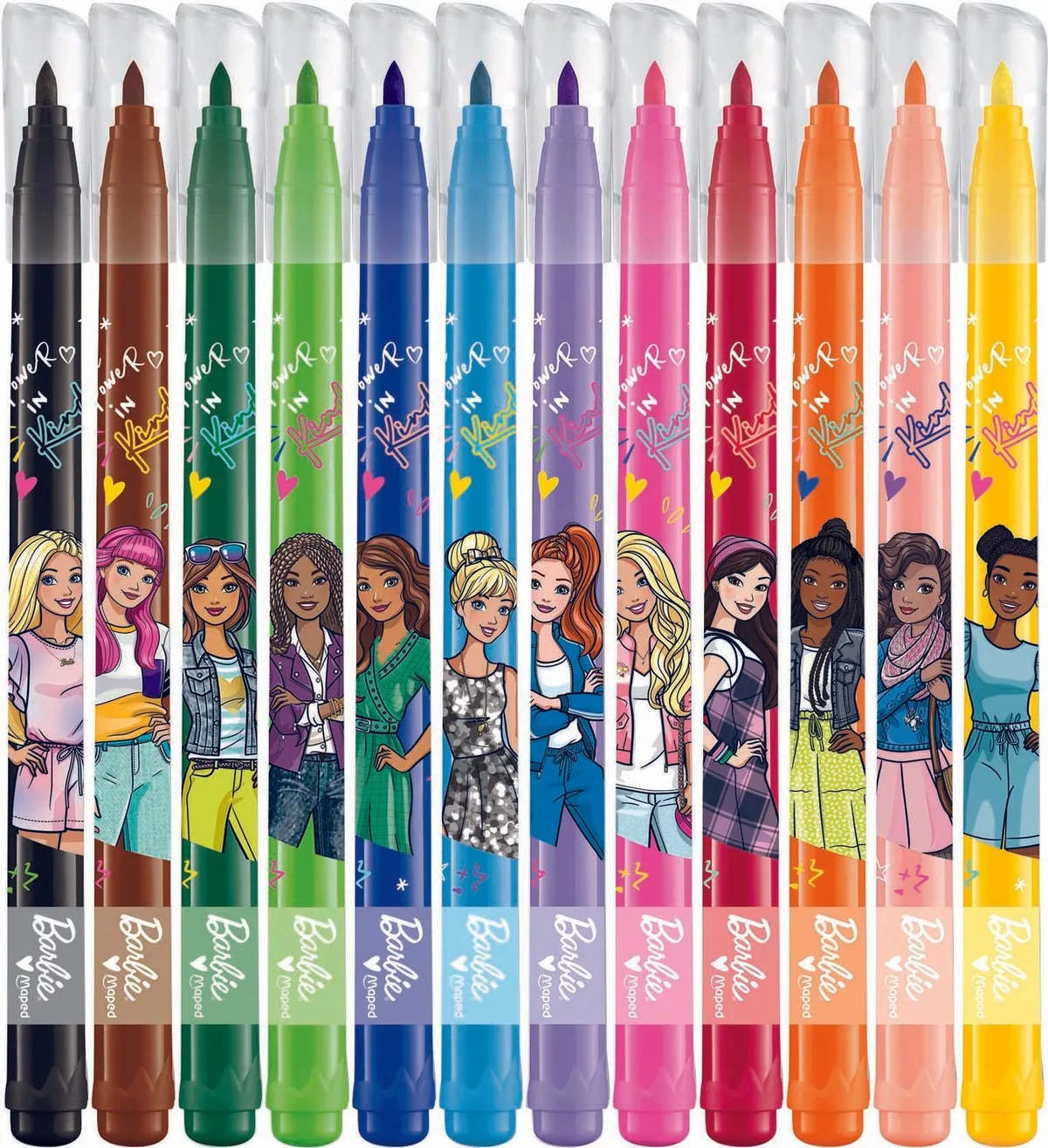 Filzstifte Barbie Mehrfarbig från Maped – produktbild