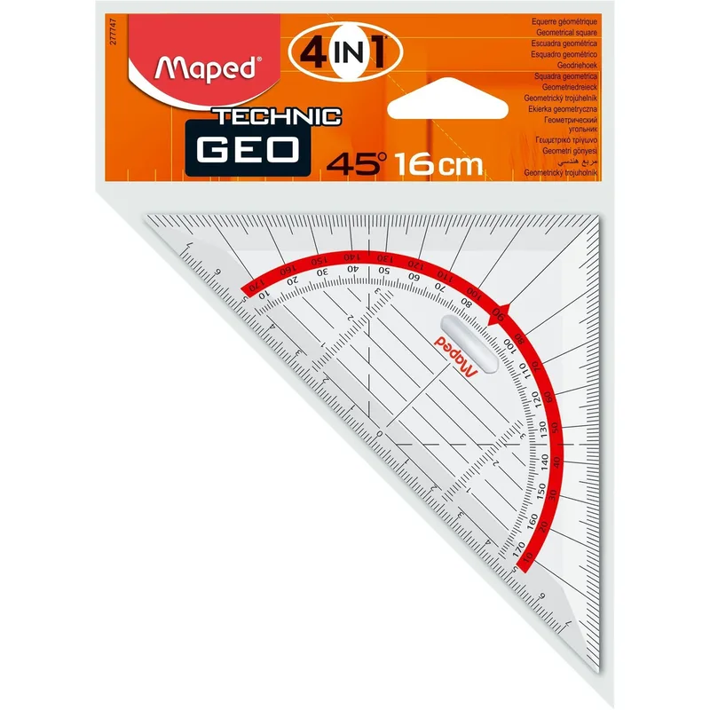 Geodriehoek maped technic 16cm | 10 stuks by Maped – product photo