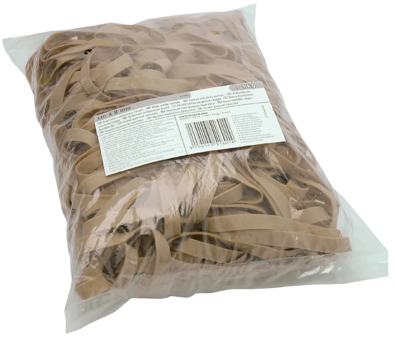 Gummibänder, natur, 150 x 10 mm, Großpackung by Maped – product photo