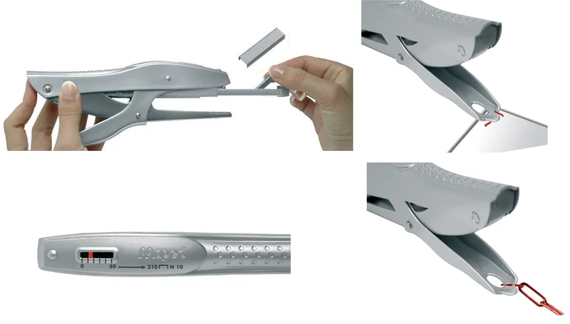 Heftzange Expert Nr.10, Heftleistung: 20 Blatt, silber från Maped – produktbild