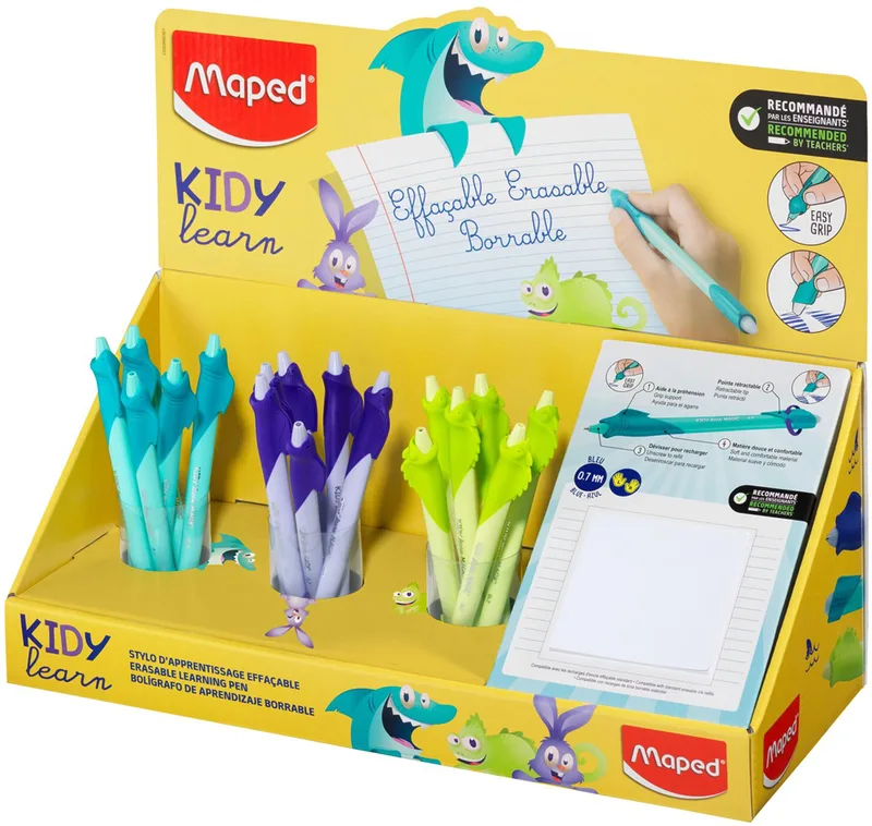 KIDY learn MAGIC Schreiblern-Tintenroller,18er Display de Maped – photo produit