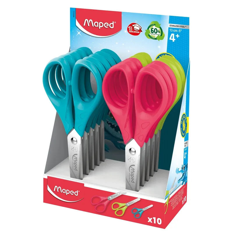Kinderschaar maped essentials 13cm links 10st van Maped – productfoto
