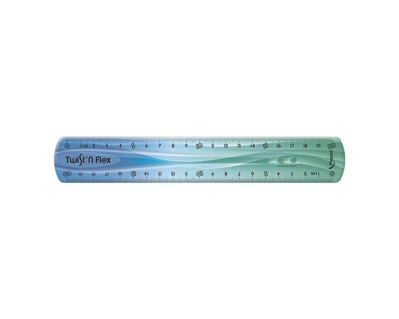 Lineal Twist'n Flex, biegsam, beidseitiger Maßstab van Maped in Meerkleurig – productfoto