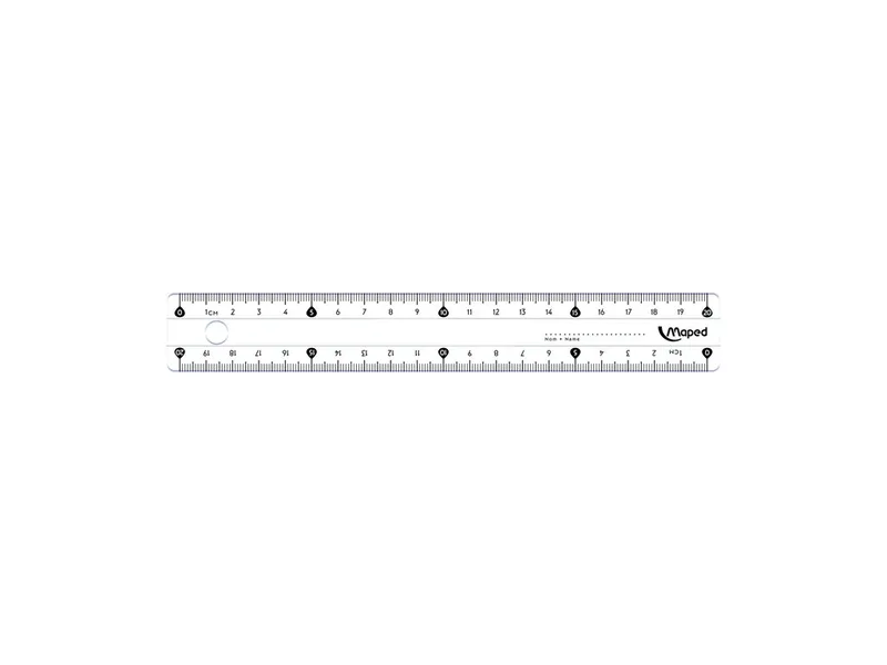 Liniaal Maped Classic 20cm de Maped – photo produit