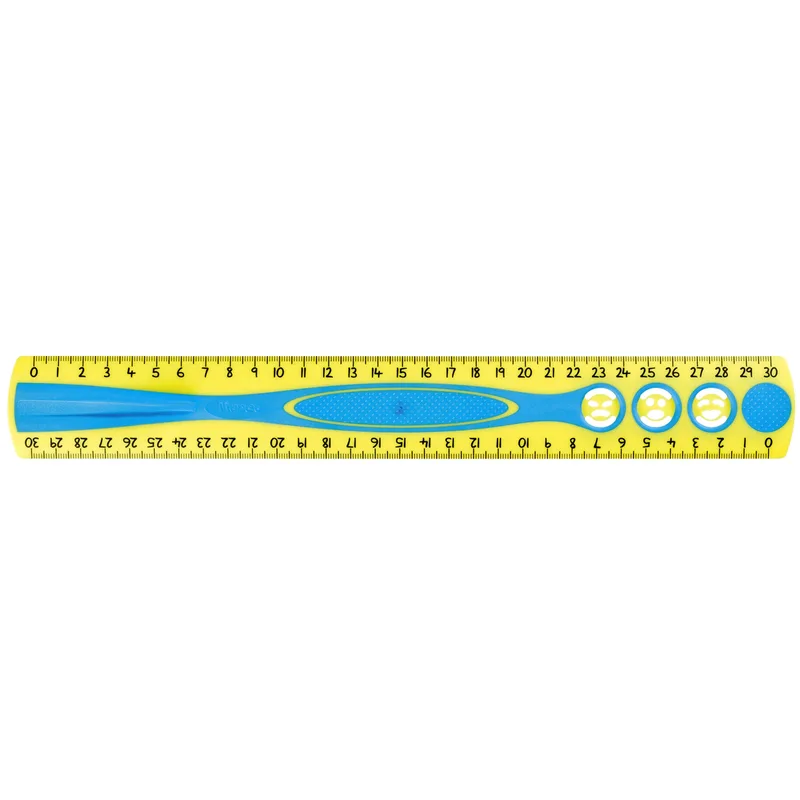 Liniaal maped kidy'grip 30cm assorti | 10 stuks de Maped – photo produit