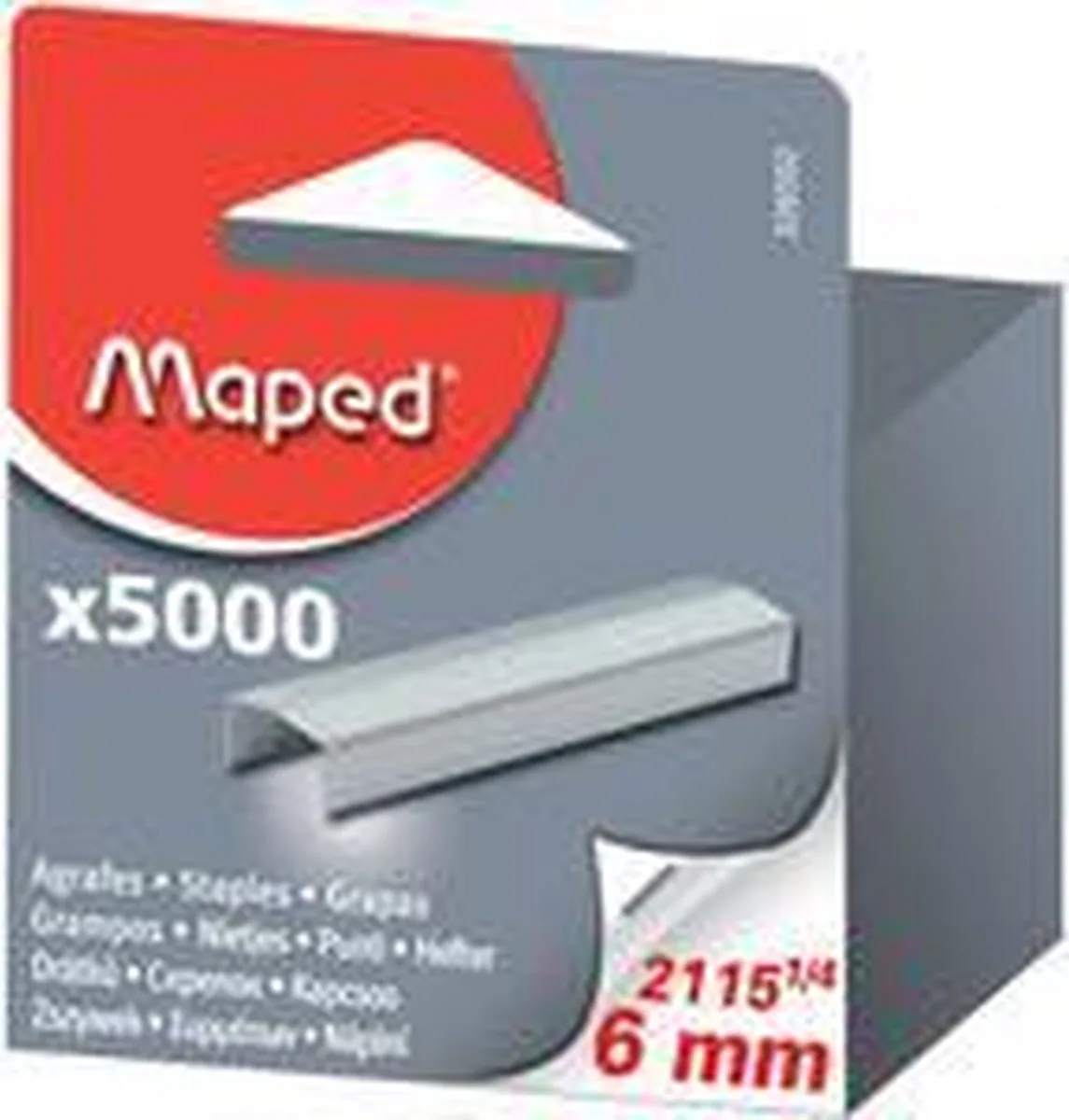 nietjes 23/10, gegalvaniseerd, kleinverpakking fra Maped i Hvid – produktbillede