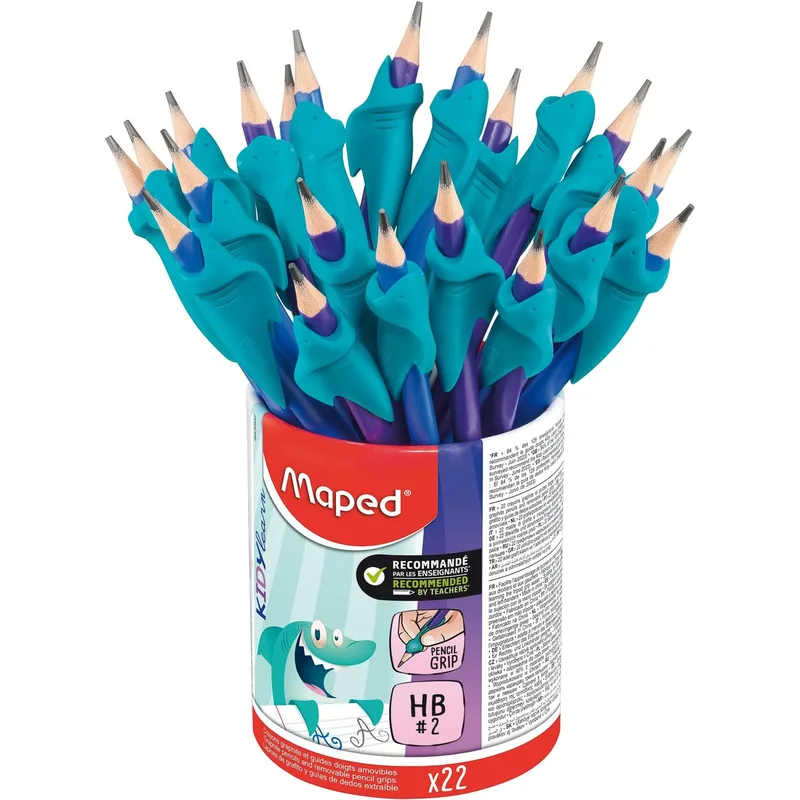 Potlood maped kidy learn met vingerhulp blauw by Maped – product photo