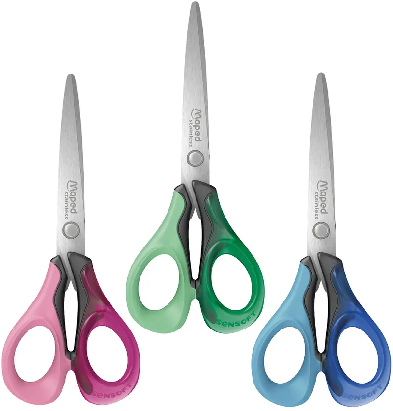 Schere Sensoft 3D, spitz, Länge: 160 mm by Maped – product photo