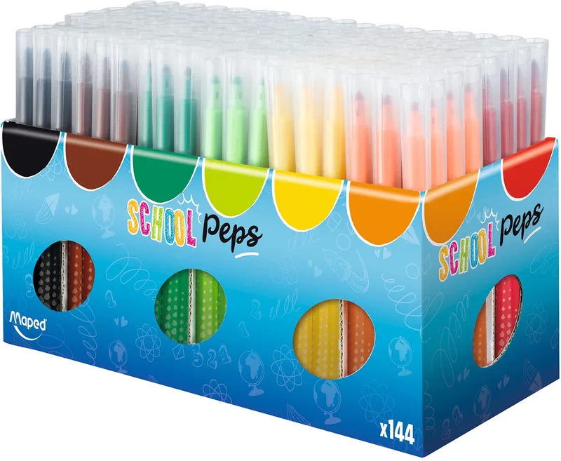 viltstift Color'Peps, doos van 144 stuks (classpack) by Maped – product photo