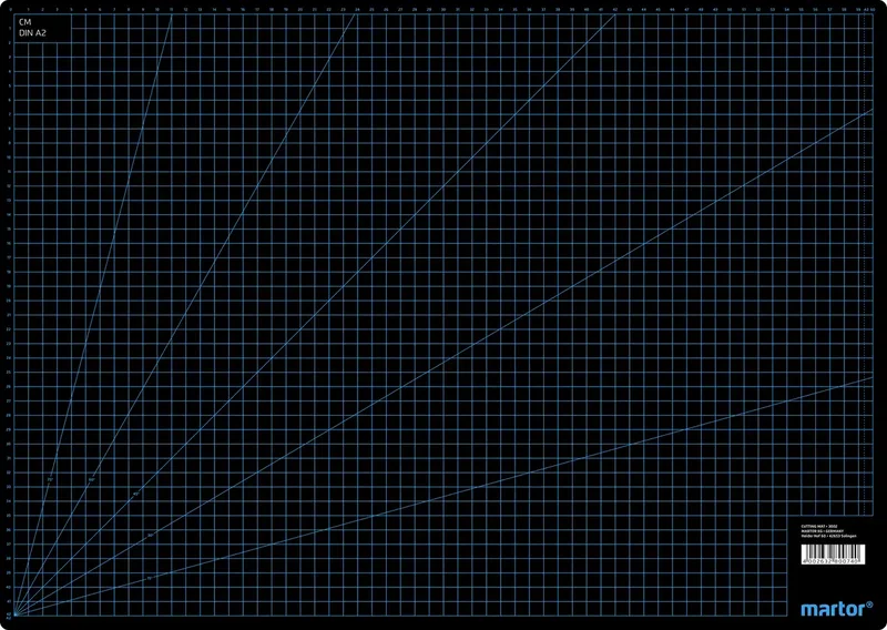 Snijmat Kunststof (l x b x h) 620 x 440 x 3 mm 1 stuk(s) von Martor in Schwarz – Produktfoto