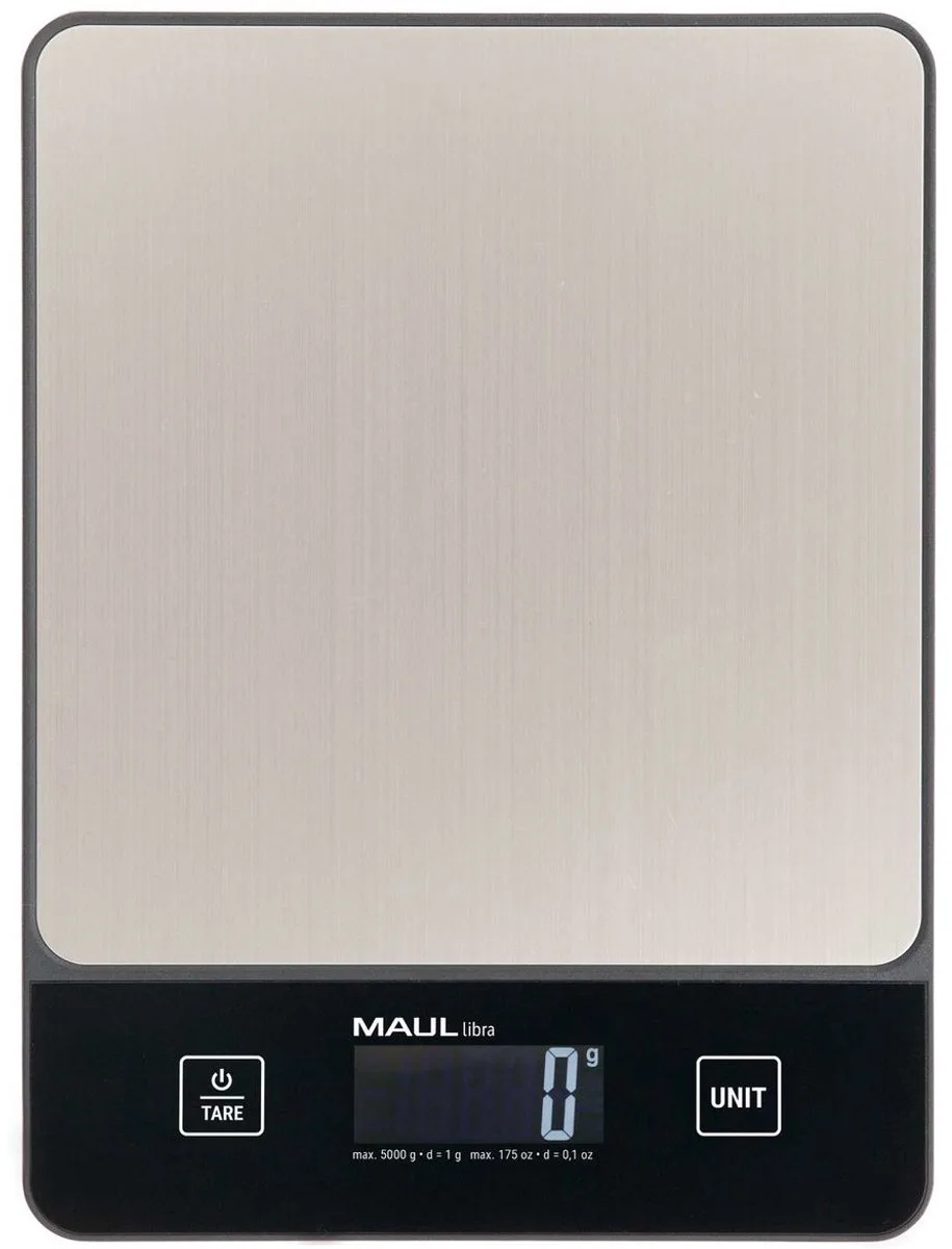 Brievenweger MAULlibra 5 kg Batterij zwart de Maul en Noir, Argent – photo produit