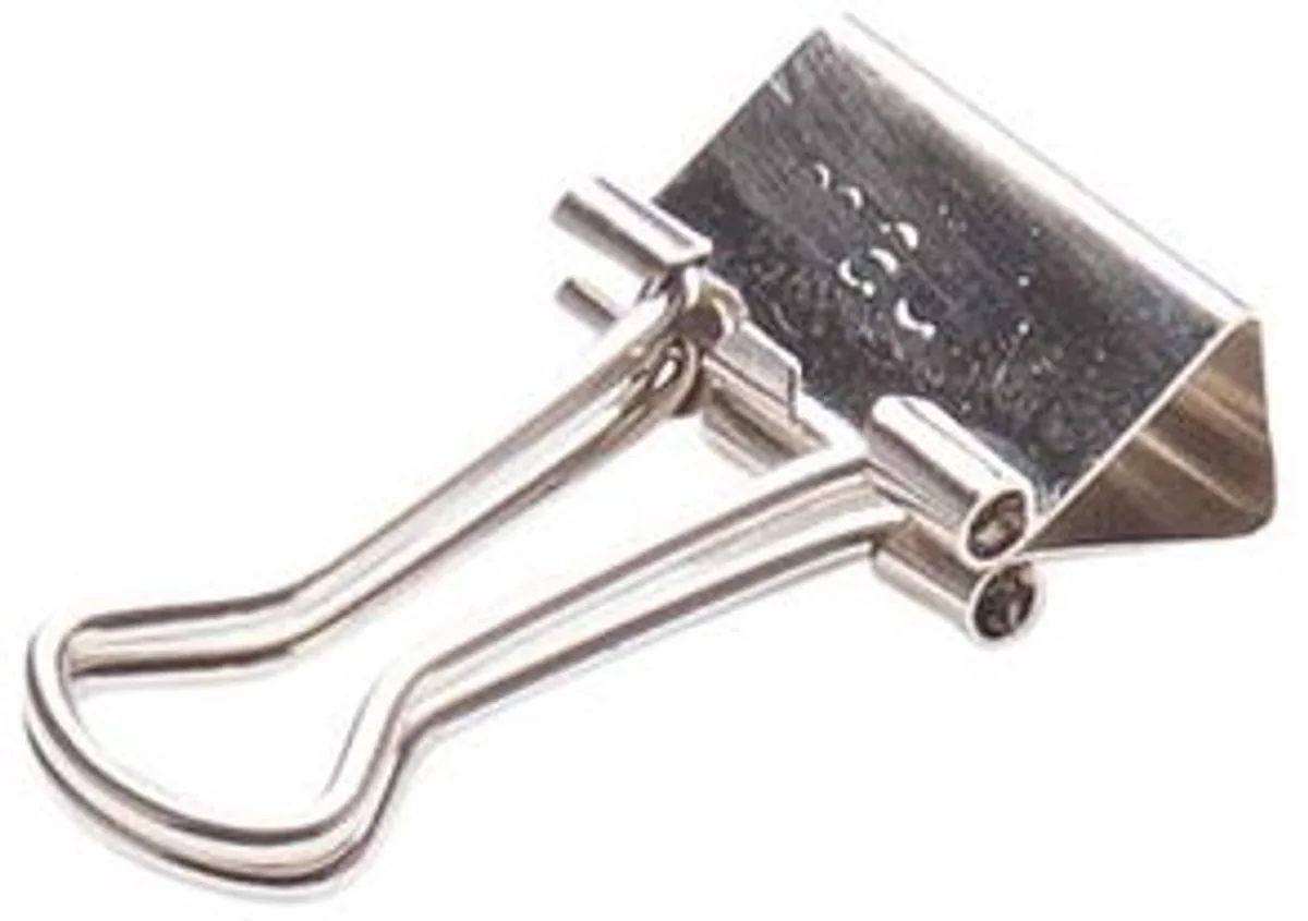 Foldback klemmen mauly® metaal metaal 12 stuks 13 mm de Maul en Argent – photo produit