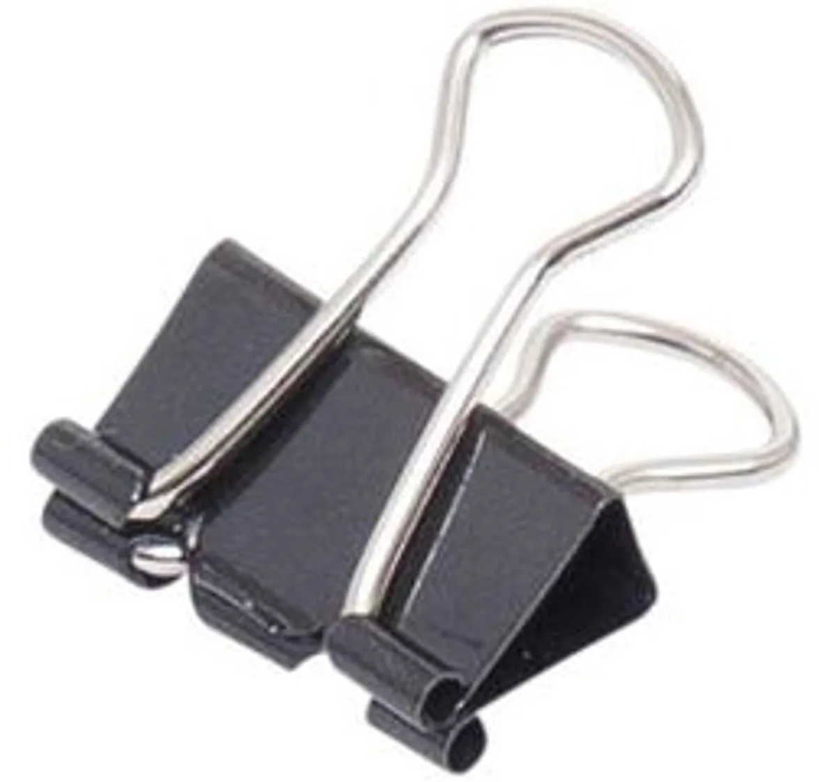 Foldback klemmen metaal metaal 12 stuks 15 mm von Maul in Schwarz – Produktfoto