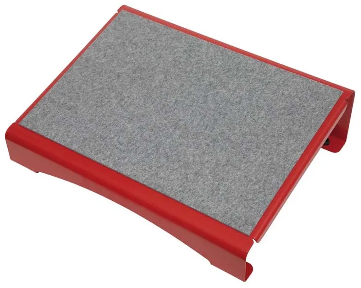 Fußstütze MAULflair, Metall, 400 x 300 mm, rot van Maul – productfoto