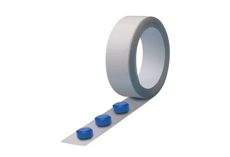 Klebeband Ferroband, Länge 1 m, inkl. 3 Magnete de Maul en Bleu, Blanc – photo produit