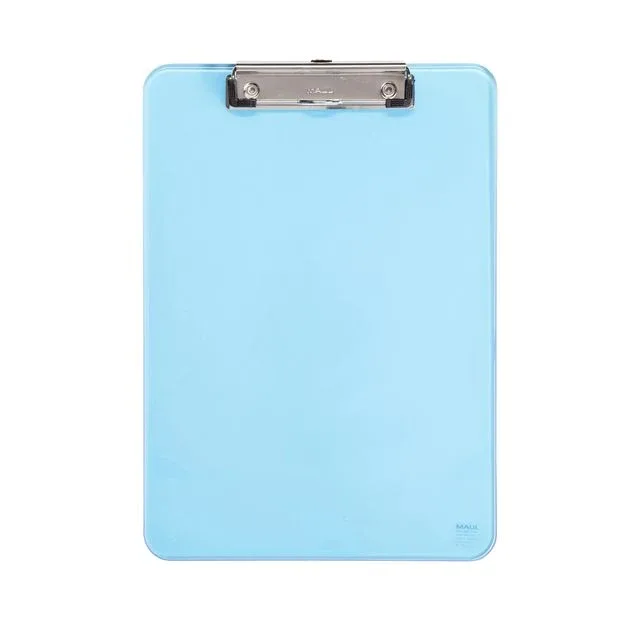 Klembord maul a4 staand transparant ps neon blauw | 12 stuks by Maul – product photo