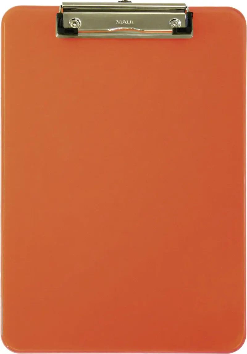 Klemmbrett 2340641 Orange (transparent) (B x H x T) 22.6 x 31.8 x 1.5 cm by Maul – product photo