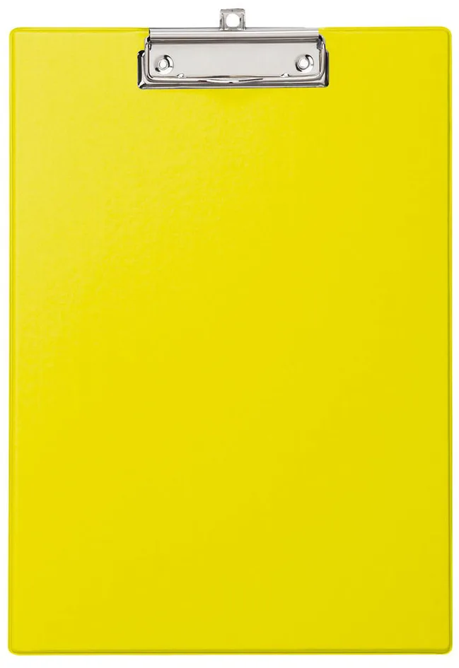 Klemmbrett, DIN A4, mit Folienüberzug, gelb by Maul – product photo