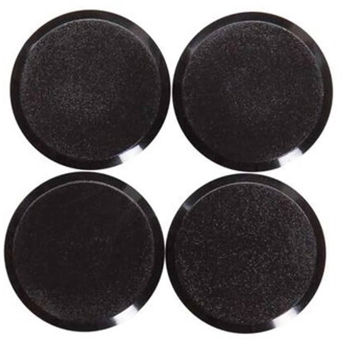 Magneet MAULpro rond 4 stuks 0,6 kg kunststof Ferriet bruchsicher erodiert lackiert Ø 2.9 x 1.1 cm van Maul in Zwart – productfoto