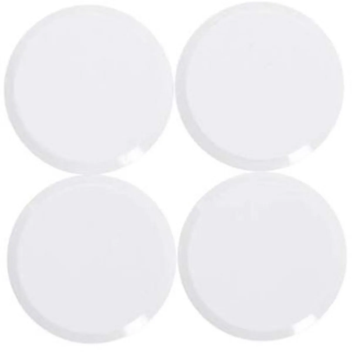 Magneet MAULpro rond 4 stuks 0,6 kg kunststof Ferriet bruchsicher erodiert lackiert Ø 2.9 x 1.1 cm wit de Maul en Blanc, Noir – photo produit