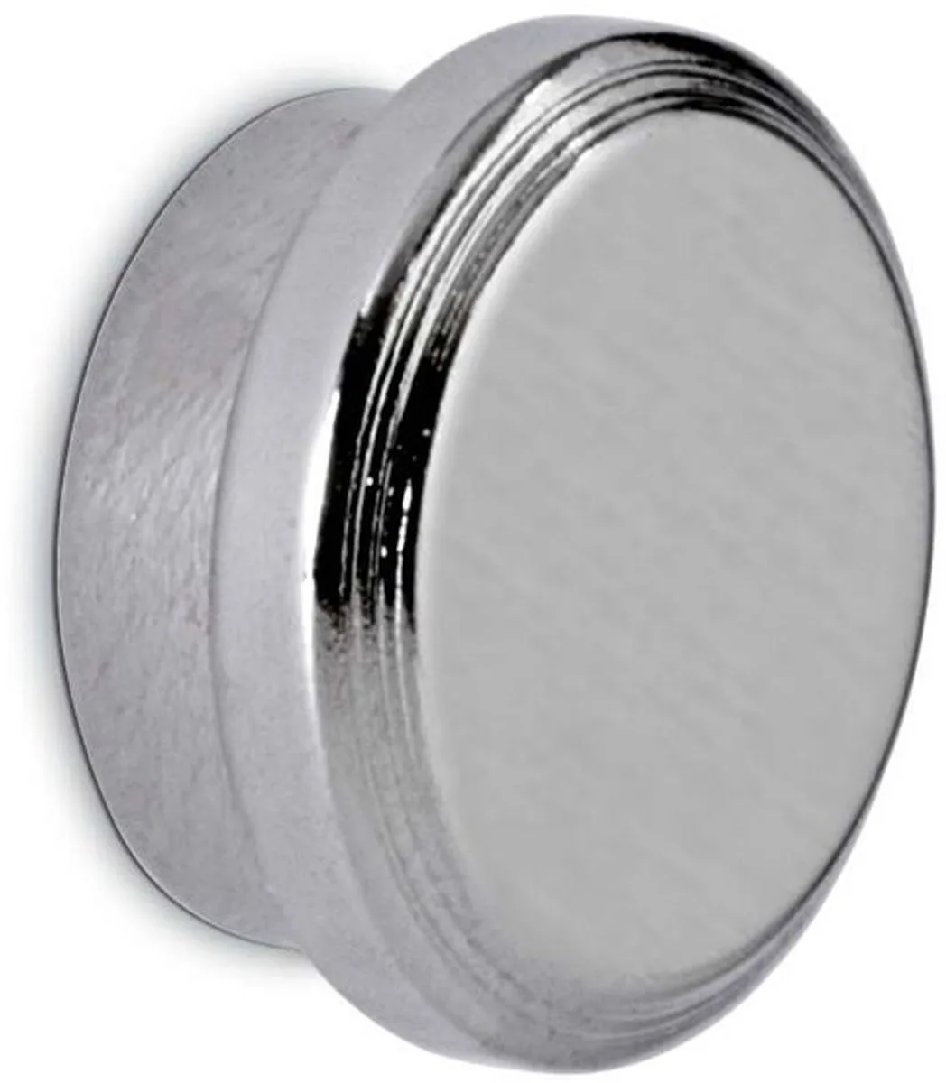 Magneet rond 1 stuk 5 kg staal metaal Neodymium Ø 1.6 x 0.7 cm zilver zwart von Maul in Silber, Schwarz – Produktfoto