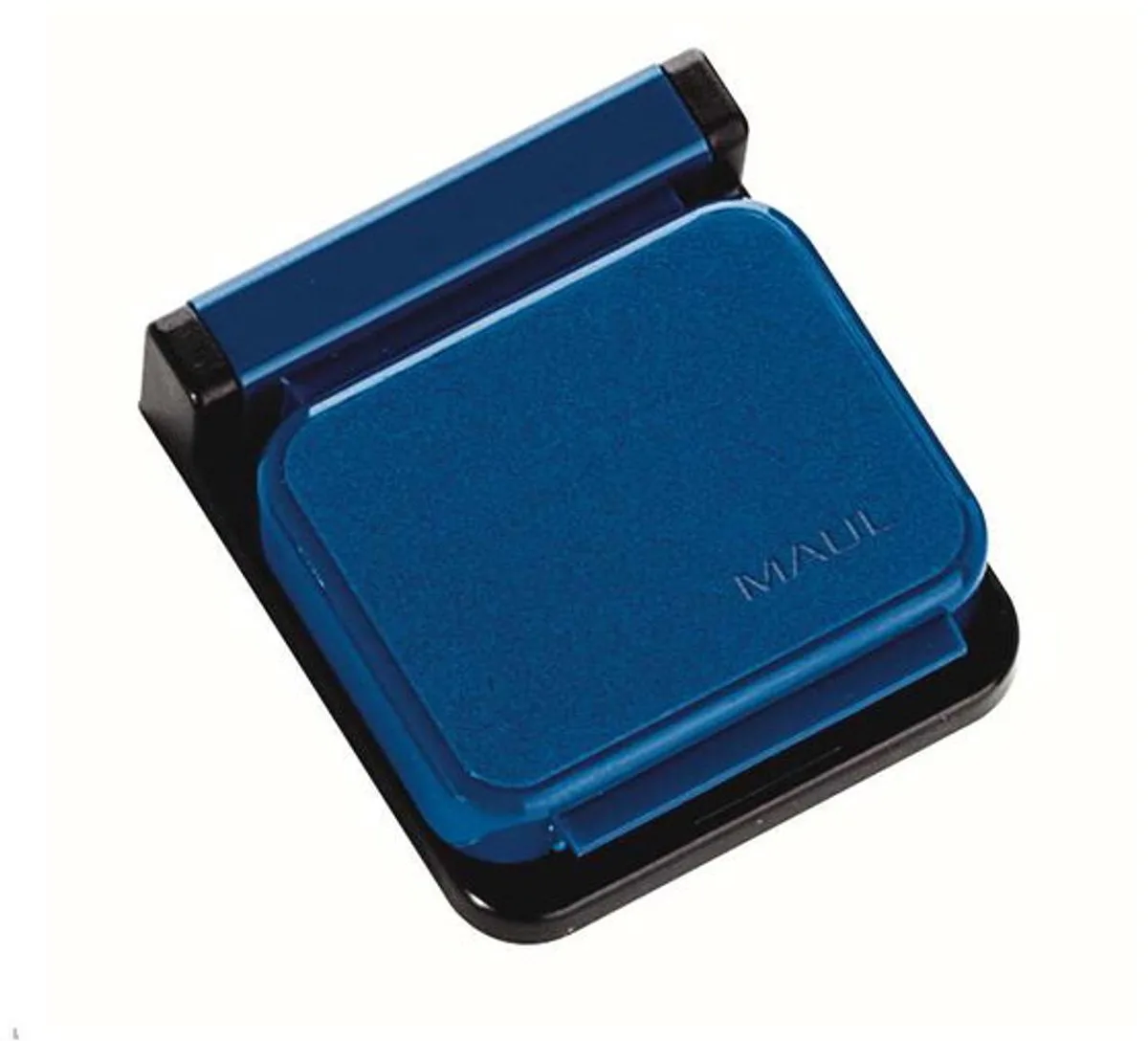 Magneetclip S - blauw - kunststof - 10 stuks - 4 x 3.6 x 1.2 cm von Maul in Blau, Schwarz – Produktfoto