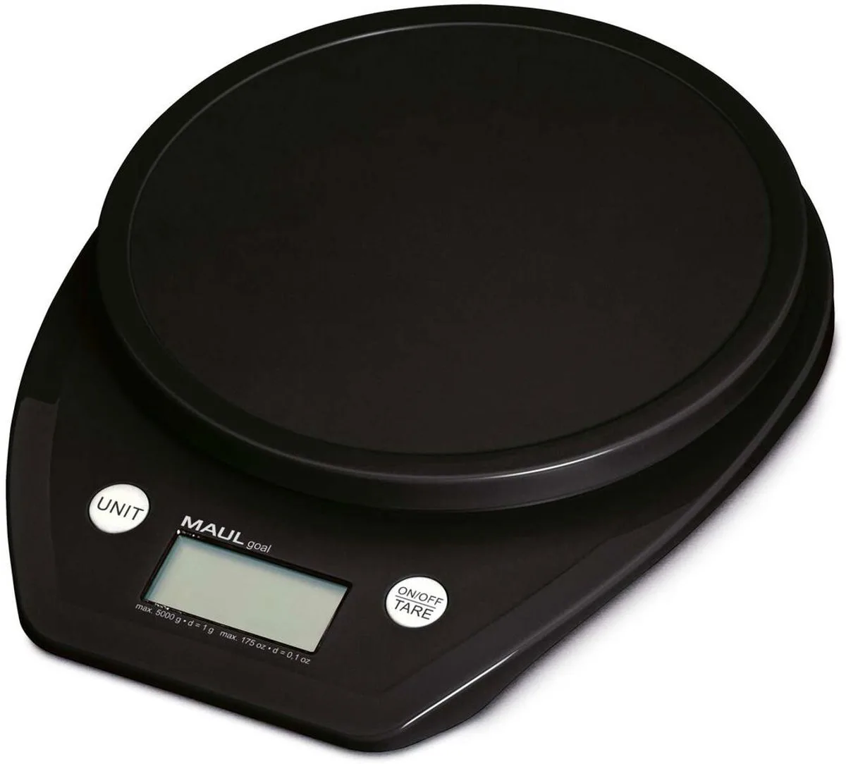 MAULgoal Brievenweger 5 kg - kunststof - 1 stuk - 20 x 16 x 3 cm fra Maul i Sort – produktbillede