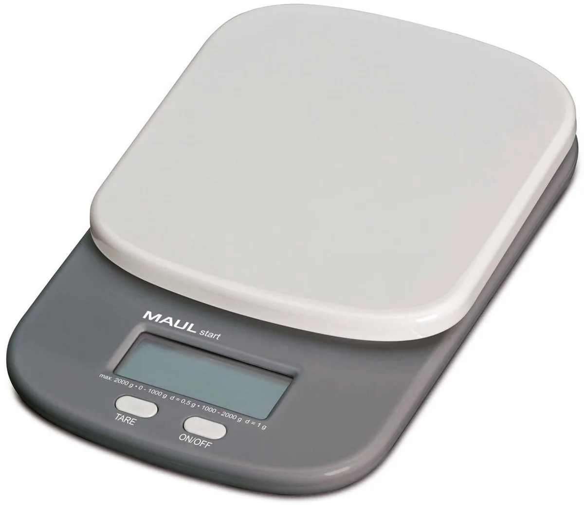 MAULstart Brievenweger 2 kg - kunststof - 1 stuk - 17 x 11 x 2.5 cm von Maul in Grau – Produktfoto