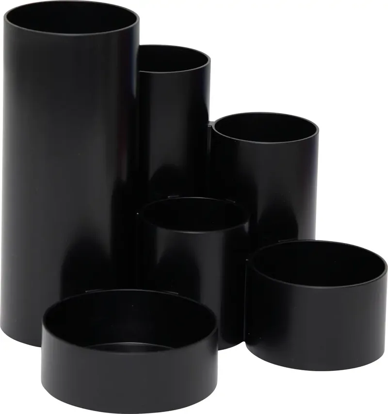 MAULtubo Recycling 4115690 Stifteköcher Schwarz Anzahl der Fächer: 6 by Maul – product photo