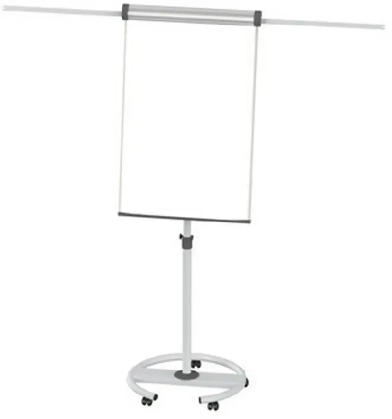 Mobiles Flipchart MAULsolid (B x H) 66 cm x 97 cm Grau Inkl. Ablageschale, Inkl. Blockhalter, Inkl. Papierhalterhalter, abwischbar, beschriftbar von Maul – Produktfoto