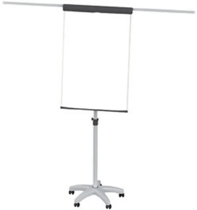 Mobiles Flipchart MAULstandard (B x H) 66 cm x 97 cm Grau Inkl. Ablageschale, Inkl. Blockhalter, Inkl. Papierhalterhalter, abwischbar, beschriftbar von Maul – Produktfoto