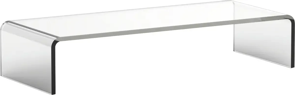 Réhausseur de moniteur Plage daltitude: 10 à 10 cm transparent de Maul en Transparent – photo produit
