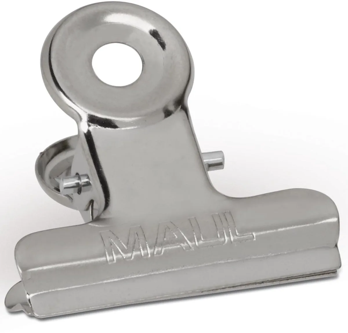 Papierklem maul bulldog 30mm | 12 stuks von Maul in Silber – Produktfoto