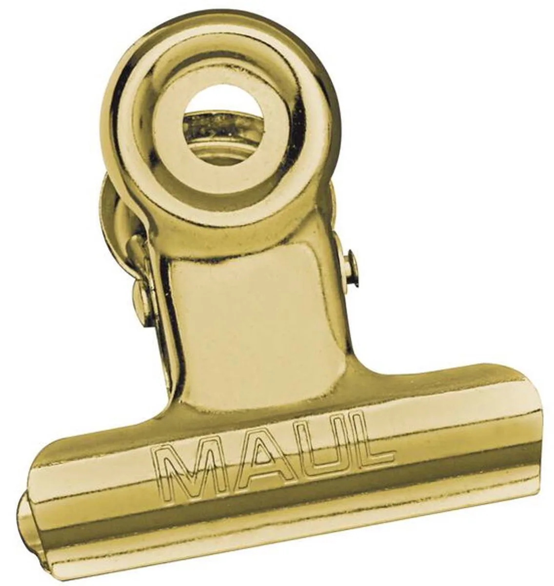 Papierklem MAULstandard metaal 10 stuks 30 mm von Maul in Gold – Produktfoto