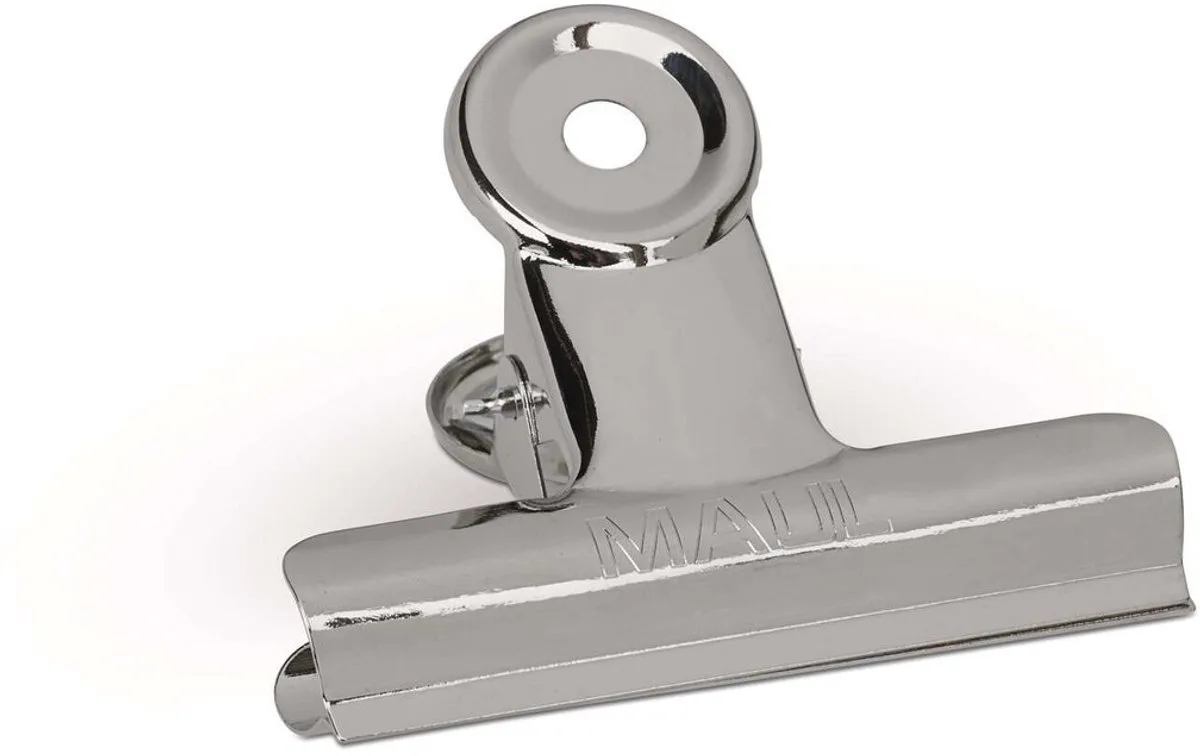 Papierklem MAULstandard metaal 5 stuks 77 mm von Maul in Silber – Produktfoto