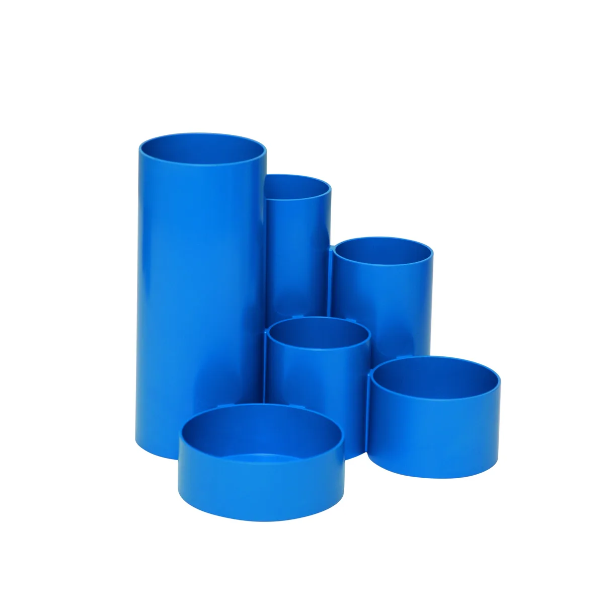 Pennenkoker maul tubo 6-vaks 150x125mm blauw | 12 stuks by Maul – product photo