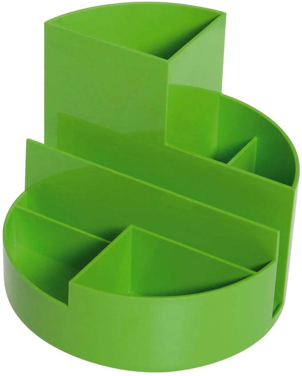 Pennenkoker MAULrundbox kunststof 14 x 14 x 12.5 cm by Maul in Licht groen – product photo