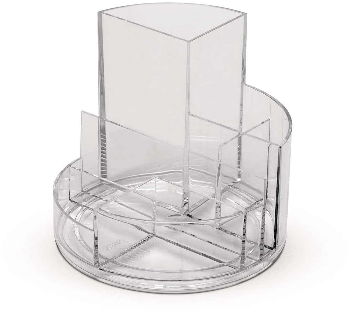 Pennenkoker MAULrundbox kunststof 14 x 14 x 12.5 cm by Maul in Transparent – product photo