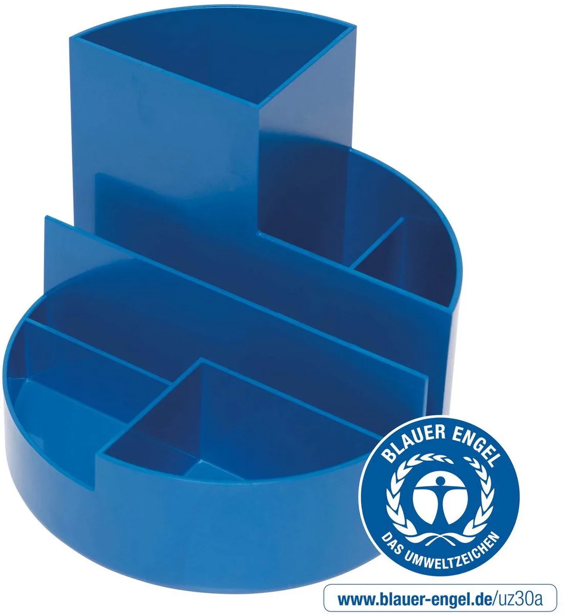 Pennenkoker MAULrundbox Recycling kunststof 14 x 14 x 12.5 cm de Maul en Bleu – photo produit