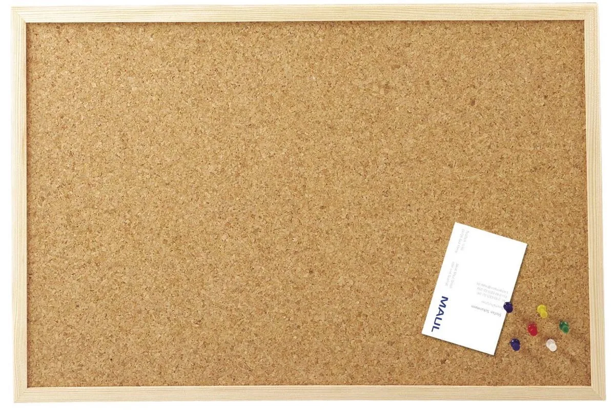 Prikborden 40 x 60 cm von Maul in Braun – Produktfoto
