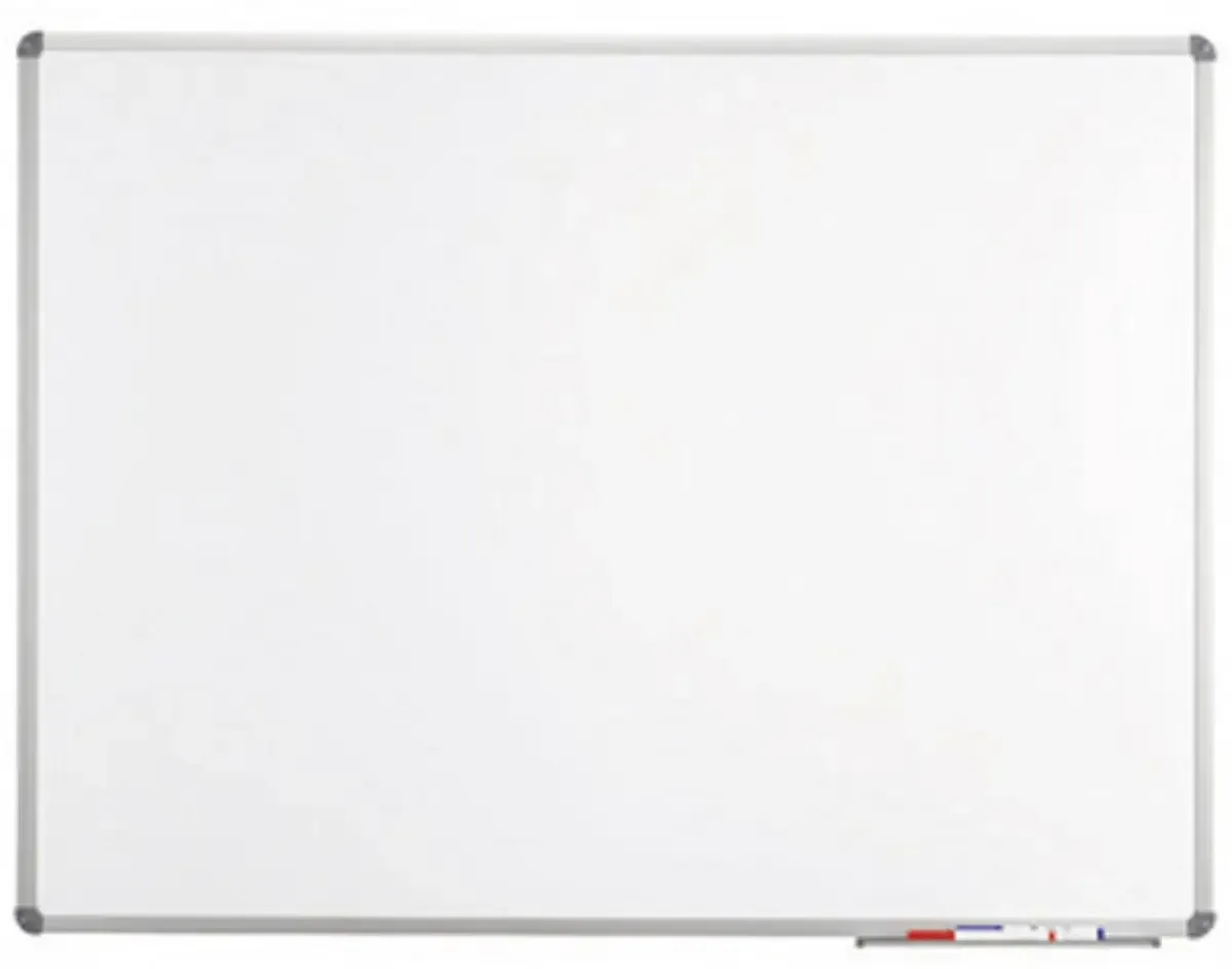 Whiteboard MAULstandard, Emaille (B x H) 300 cm x 120 cm Weiß emaillebeschichtet Inkl. Ablageschale, Quer- oder Hochformat de Maul – photo produit