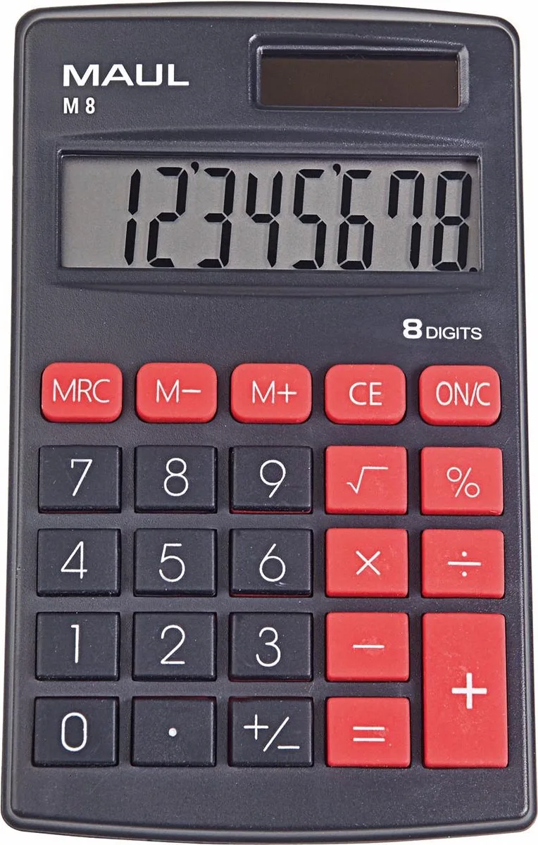 zakrekenmachine M8, zwart 100 stuks de Maul en 8 – photo produit