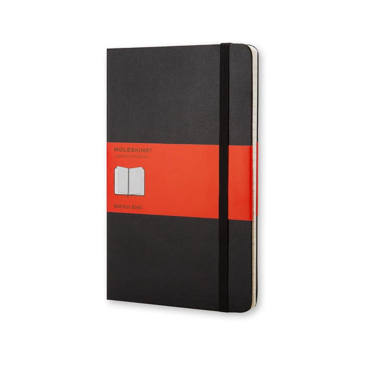 Adresboek - Large - Hardcover von Moleskine in Schwarz – Produktfoto