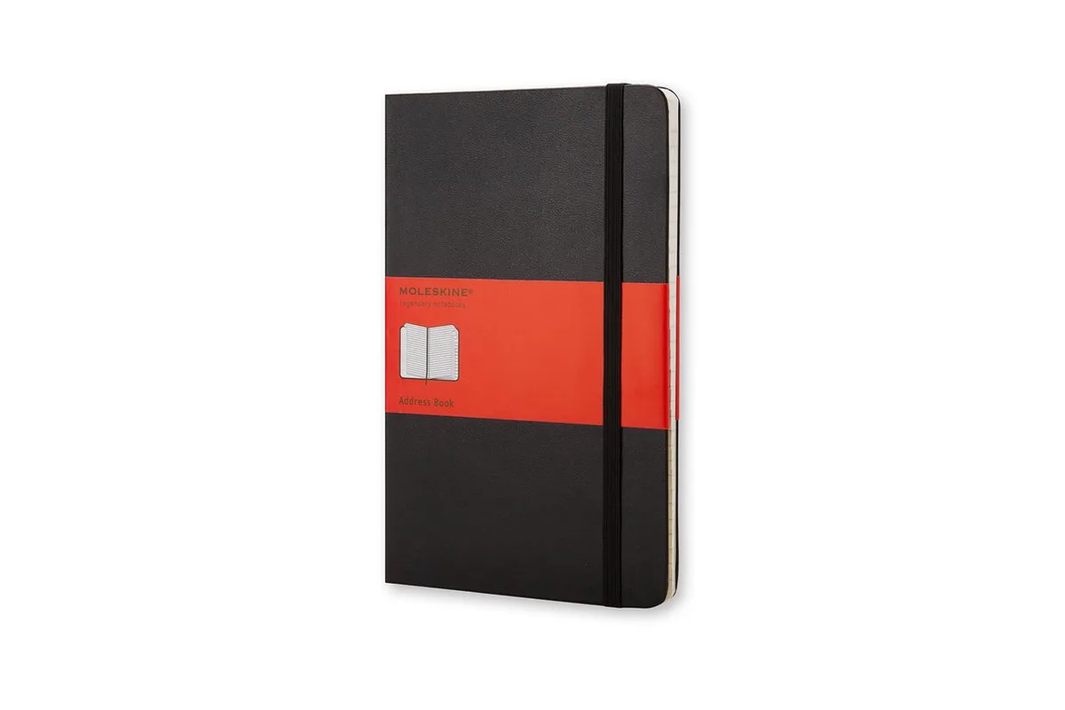 Adresboek - Pocket - Hardcover från Moleskine i Svart – produktbild